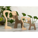 Wood Craft Figurine Desktop Table Ornament Carving Creative Home Office Decoration Pet sculpture