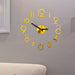Mini DIY Wall Clock 3D Mirror Creative Acrylic Wall Sticker Home Decor