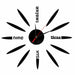 Mini DIY Wall Clock 3D Mirror Creative Acrylic Wall Sticker Home Decor