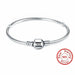 Sterling Silver Chain Charm Bracelet Beads Charms Women Handmade Bracelet