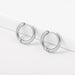 Gold Silver Stainless Steel Hoop Earrings Women Circle Earrings Jewelry