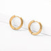 Gold Silver Stainless Steel Hoop Earrings Women Circle Earrings Jewelry