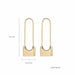 Gold Silver Stainless Steel Hoop Earrings Women Circle Earrings Jewelry