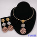 Women Wedding Beads Jewelry Set Gold Fashion Gold Color Bridal Set