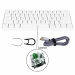 GK61 SK61 61 Key Mechanical Keyboard USB Wired LED Backlit Gaming Keyboard