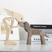 Wood Craft Figurine Desktop Table Ornament Carving Creative Home Office Decoration Pet sculpture