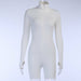 Turtleneck Skinny Casual Jumpsuit Women Long Sleeve Front Zipper Fitness Overalls