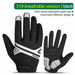 Full Finger Cycling Gloves Bicycle Gloves GEL Padded Outdoor Sport Fitness Hand-Gloves