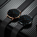 Minimalist Men's Fashion Ultra Thin Wristwatch Stainless Steel Mesh Belt Watches