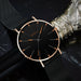 Minimalist Men's Fashion Ultra Thin Wristwatch Stainless Steel Mesh Belt Watches