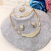 Women Wedding Jewelry Sets Crystal Beads Rhinestone Bridal Jewelry Sets
