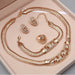 Women Wedding Jewelry Sets Crystal Beads Rhinestone Bridal Jewelry Sets