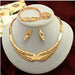 Women Wedding Jewelry Sets Crystal Beads Rhinestone Bridal Jewelry Sets