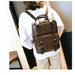 Women Anti Theft Backpacks Waterproof Vintage Laptop Leather Travel Backpack
