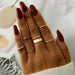 8Pcs/Set Fashion Punk Minimalist Rings Set Women Bohemia Vintage Rings Jewelry