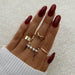8Pcs/Set Fashion Punk Minimalist Rings Set Women Bohemia Vintage Rings Jewelry