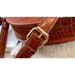 Luxury Fashion Women Crossbody Bag Crocodile Semicircle Soft Leather Handbags