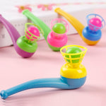 2Pcs Suspended Blow Pipe Ball Rod Game Children Balance Training Floating Ball Toy