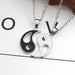 2 Piece Set Fashion Best Friend Couple Pendant Necklace Jewelry