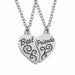 2 Piece Set Fashion Best Friend Couple Pendant Necklace Jewelry