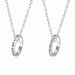 2 Piece Set Fashion Best Friend Couple Pendant Necklace Jewelry