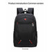 Waterproof Solid Large Backpack Travel Laptop USB Charging Headphone Jack Bags