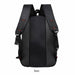 Waterproof Solid Large Backpack Travel Laptop USB Charging Headphone Jack Bags