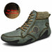 Men Fashion Leather Boots Casual Outdoor Light Ankle Shoes