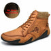 Men Fashion Leather Boots Casual Outdoor Light Ankle Shoes