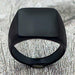 Simple Style Black Square Rings Classic Wedding Engagement Ring Jewelry