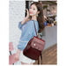 Women Leather Backpacks High Quality Vintage Designer Travel Backpack