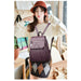 Women Leather Backpacks High Quality Vintage Designer Travel Backpack