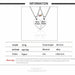 2 Piece Set Fashion Best Friend Couple Pendant Necklace Jewelry