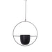 Iron Hanging Flower Decorative Swinging Flower Basket Wall Hanging Flower Pot