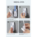 Automatic Toothpaste Dispenser Wall Mount Dust-Proof Wall Mount Toothbrush Holder Squeezer