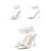 New Fashion Design Weave Women Sandals Transparent Strange High Heels Ladies Shoes