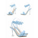 New Fashion Design Weave Women Sandals Transparent Strange High Heels Ladies Shoes