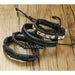 Braided Wrap Leather Bracelets Men Vintage Life Tree Wood Beads Wristbands