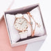 Women Luxury Bracelet Watch Magnetic Strap Ladies Fashionable Wristwatch