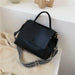 Fashion PU Leather Crossbody Bags Women Solid Color Shoulder Small Handbag