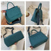 Fashion PU Leather Crossbody Bags Women Solid Color Shoulder Small Handbag