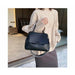 Fashion PU Leather Crossbody Bags Women Solid Color Shoulder Small Handbag