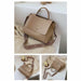 Fashion PU Leather Crossbody Bags Women Solid Color Shoulder Small Handbag
