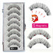Magnetic Eyelashes Curler Set Long 3D Mink Magnetic Lashes Natural Thick False Eyelashes