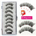 Magnetic Eyelashes Curler Set Long 3D Mink Magnetic Lashes Natural Thick False Eyelashes