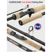 HURRICANE 1.8/2.1/2.4/2.7/3.0m Casting Spinning Fishing Rod Baitcasting Lure Rod