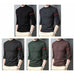 Men Sweater Clothing Knitwear Warm Pullover Striped Fashion Casual O-Neck Pullover