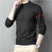Men Sweater Clothing Knitwear Warm Pullover Striped Fashion Casual O-Neck Pullover