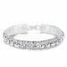 925 Sterling Silver Bracelets AAA Zircon Crystal Women Link Chain Jewelry