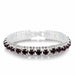 925 Sterling Silver Bracelets AAA Zircon Crystal Women Link Chain Jewelry
